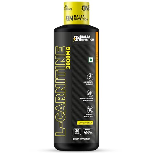 Balsa Nutrition L-Carnitine- 3000mg 30 Servings (Mix Berries Flavour) | Liquid Energy Boost & Endurance Performance & Workout Recovery Increase Muscle Mass Improve Athletic Performance | Non- GMO
