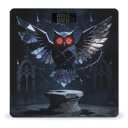 Báscula Digital de Baño con Pantalla LED Transparente 400 Lbs miniatura 1