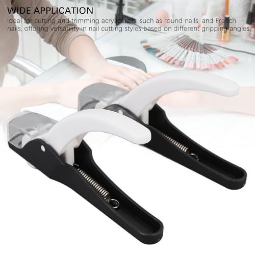 Set profesional de 2 cortaúñas para uñas acrílicas miniatura 3