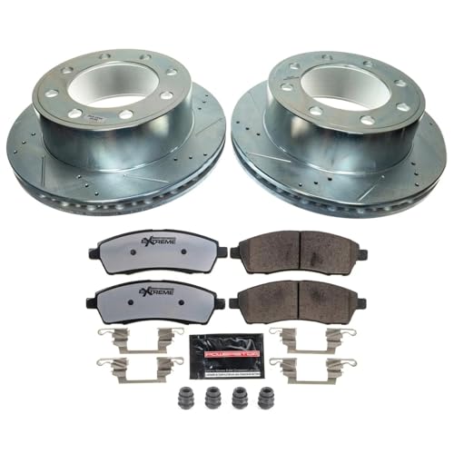 Image of PowerStop Z36 Truck & Tow Brake Pad & Rotor Kit Rear K1890-36
