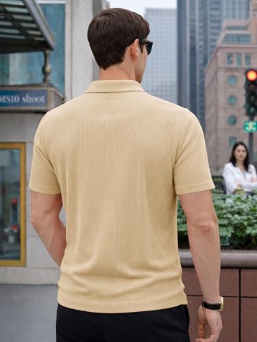 Image of Noble Monk Men's Regular Fit Polo T Shirt |Half Sleeves |Collar Tshirts | Casual T-Shirt