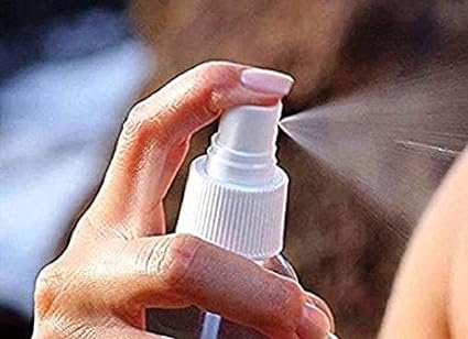 SRIYANSI Fine Mist Spray Bottle – 50ml Refillable Transparent Plastic Bottle – Travel-Friendly, Leak-Proof Atomizer – Set of 1 – For Perfume, Sanitizer, Water, Toner, and Essential Oils 1