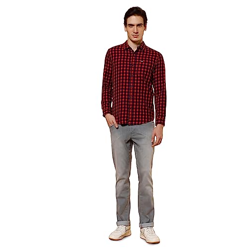 Image of Wrangler Men's Checkered Blue Shirt