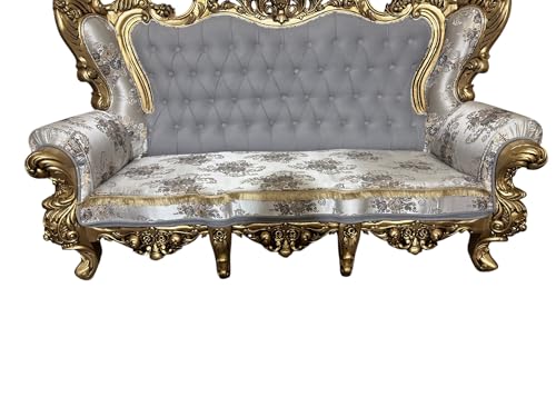 Image of Wooden Sofa Set Carving for Living Room (5 Seater Sofa @2)