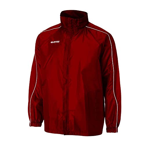 Errea Basic Rain, Giacca Sportiva Bimbo, Rosso