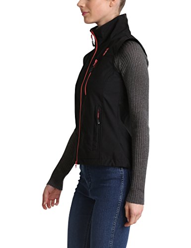 rts Piaffe Gilet Femme, Noir/Dubarry, FR : M (Taille Fabricant : M)