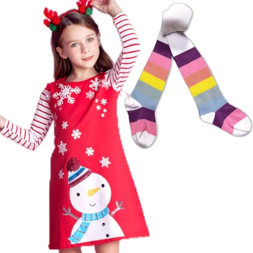 VIKITA Girls Winter Tutu Dress & Tights LH7607+F5006-6T