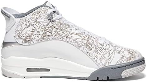 Jordan Boy's Dub Zero (Big Kid) White/Cool Grey/Metallic Silver 6 Big Kid M | Image 1
