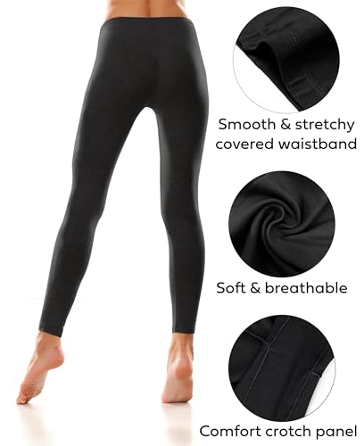 Sexy Basics Womens Ultra Soft Cotton Stretch Full Length Footless Leggings Skinny Pant Tights | Multi Packs & Colors3