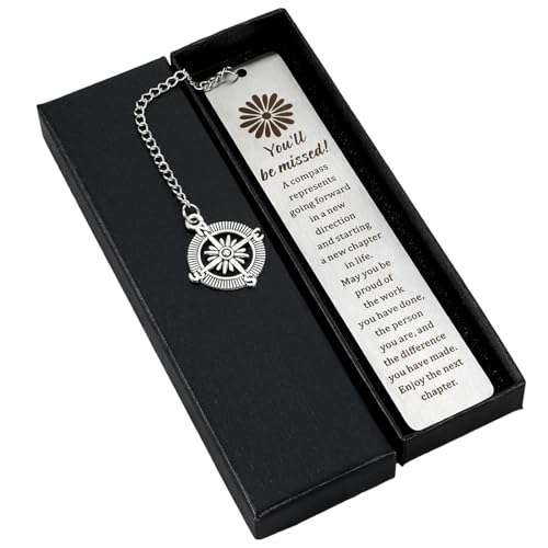 Ouligay Retirement Gifts for Woman Men Teacher Retirement Bookmark Coworker Friend Nurse Employee Co Worker Retired Retiring Leaving Job Going Away Farewell Goodbye Gift