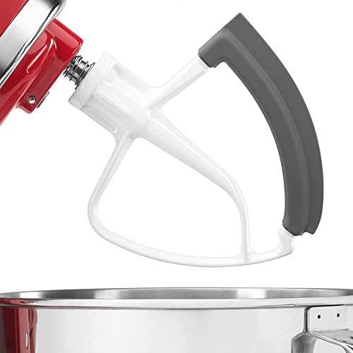 Flex Edge Schlägel für KitchenAid, KitchenAid Zubehör, Küchenhelfer-Aufsätze für Mixer, Mischschüsseln für 11,4-5 Quart Schüsseln, Schlägel mit Silikonkanten