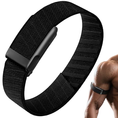 Anpzband Nylon-Bicep-Bands for Whoop 5.0 One/Peak/MG/Life Elastic Band - Adjustable Breathable Replacement for Whoop 5.0 Arm/Ankle Bands Soft Durable(Not for Whoop 4.0)