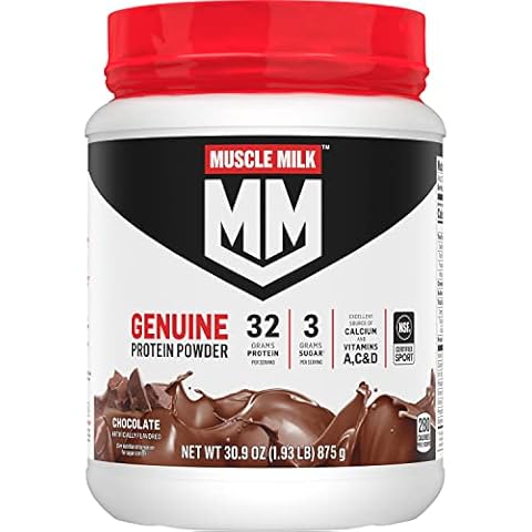Muscle Milk Genuine Protein Powder, 1.93 lbs Cover