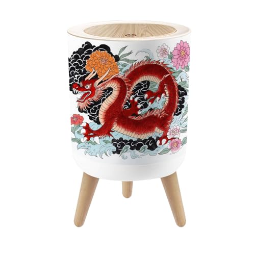 Caneca de basura redonda con tapa 1.8 galones