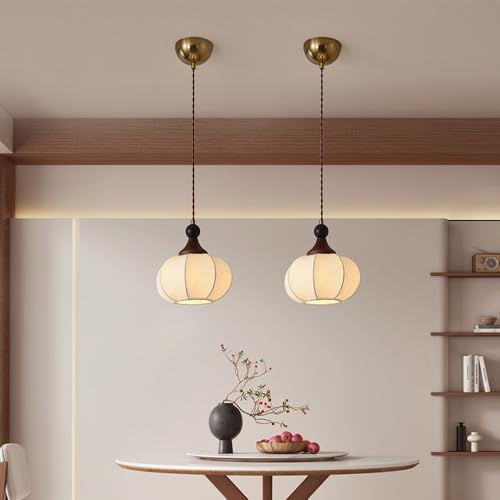 Lámpara de araña vintage de madera para iluminar tu dormitorio de forma cálida 3