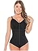 Salome 0420 Fajas Colombianas Reductoras y Moldeadoras Bra Girdle with Zipper for Women Black 2XL