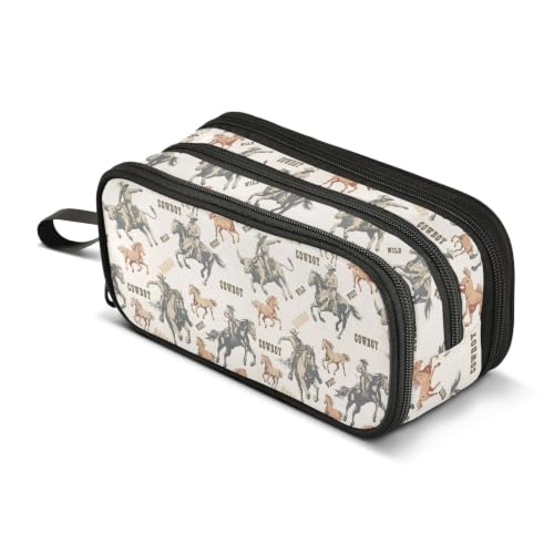 Image of Pencil Case Snail Mushroom Palm Leaves 3 Compartments Pencil Pouch