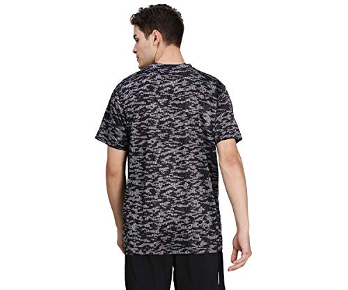 Camiseta Puma Camuflada Masculina Cor:Cinza/Preto;Tamanho:M;Peso:0.4;
