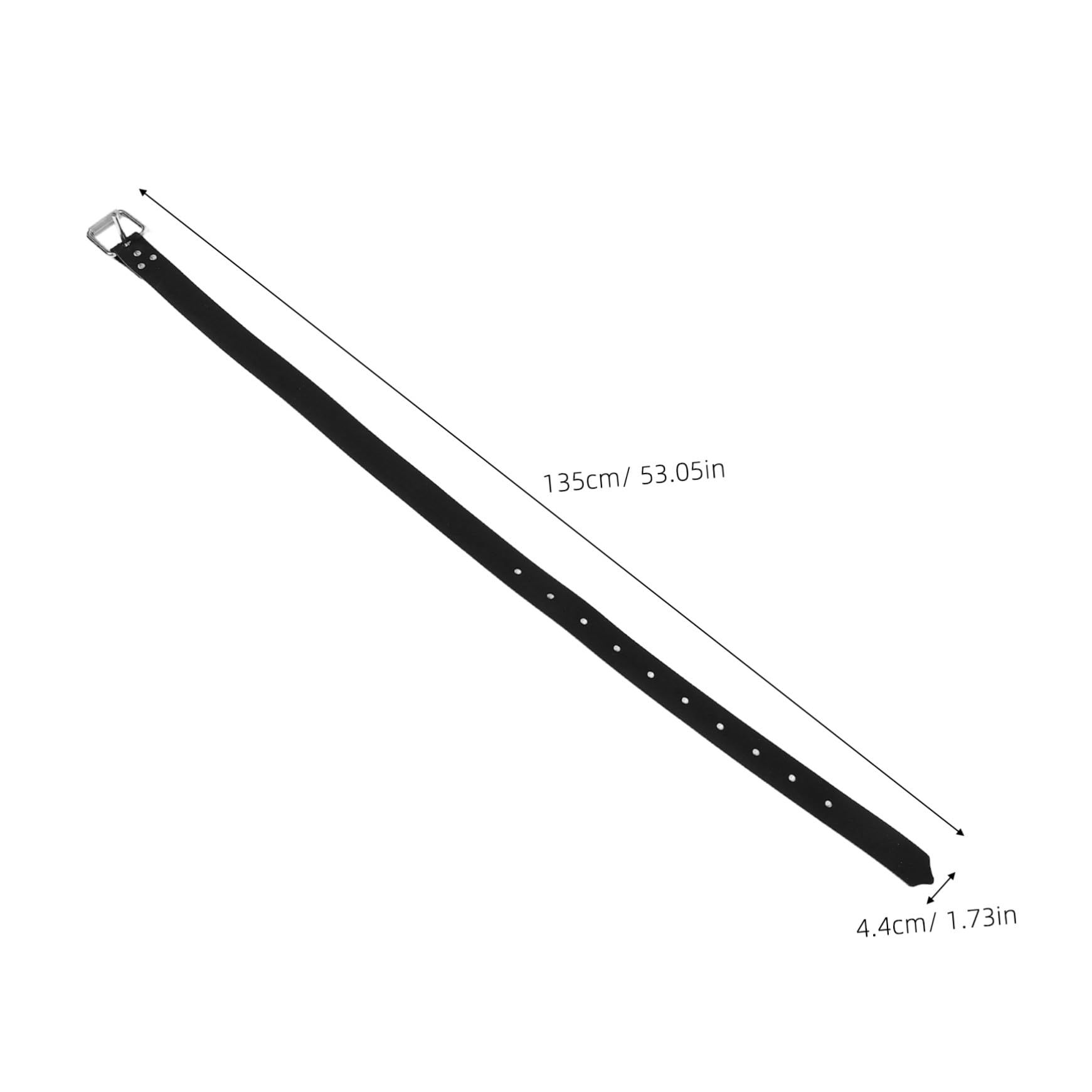 BESPORTBLE 1.3m Ceinture De Lestage pour Plongée Apnée Silicone Et Acier Inoxydable avec Boucle De Sécurité pour Sports Subaquatiques