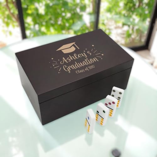 Juego de dominó doble doce en madera con regalo personalizado miniatura 3