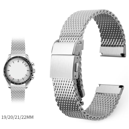 Bracelet montre acier inoxydable pour homme actif et élégant 22mm