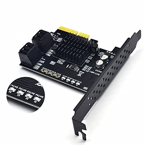 Carte d'extension SATA PCI-E 4 ports 88SE9230 haute performance pour PC - 3