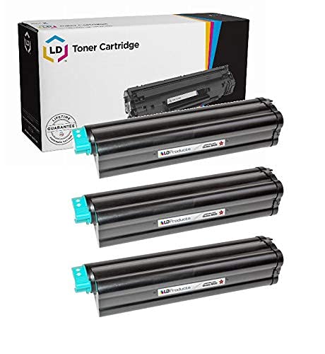 LD Products Compatible Toner Cartridge Replacement for Okidata 43979201 High Yield (Black, 3-Pack) Compatible with MB Series MB480 MFP OKI B Series B420dn