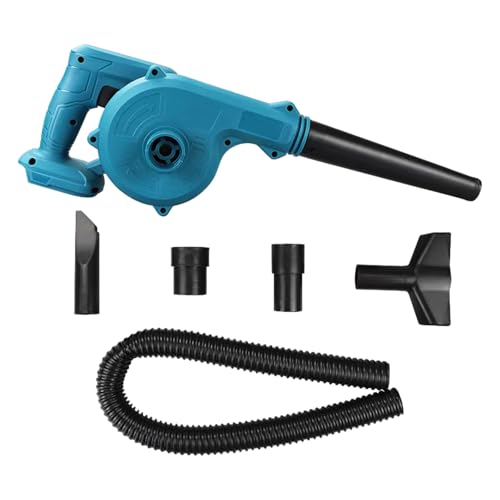 Soplador de hojas eléctrico inalámbrico con boquilla de extensión, soplador de hojas para patio