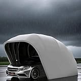 Abri pliable polyvalent : ce carport pliable est idéal pour le stationnement et la protection de votre véhicule à l'extérieur ou dans votre cour. Son design portable le rend facile à transporter, même pour les longs voyages. Il est équipé d'une serrure à combinaison en métal durable pour améliorer la sécurité.