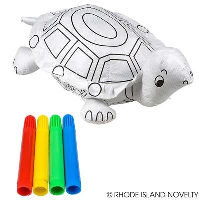 RIN001 1PC, 8" TURTLE COLOR-A-PAL