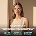 Tulbeys Smart Glasses for Men Women, Classic Smart Eyewear with Detachable Ultra-Slim Arms, Blue Light Filtering, Open Ear Bluetooth Audio Glasses – Ultra-Light Design for Business and Daily Use