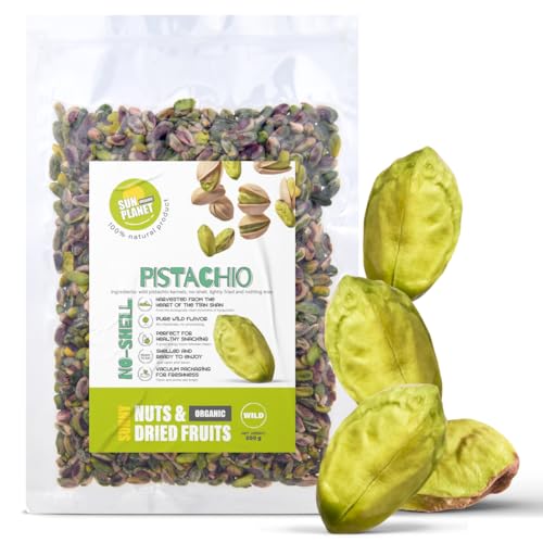 Wild Pistachio Kernels | NO-Shell | Pistachios | 100% Natural | No Additives | Non-GMO | From mountain forests | 250g