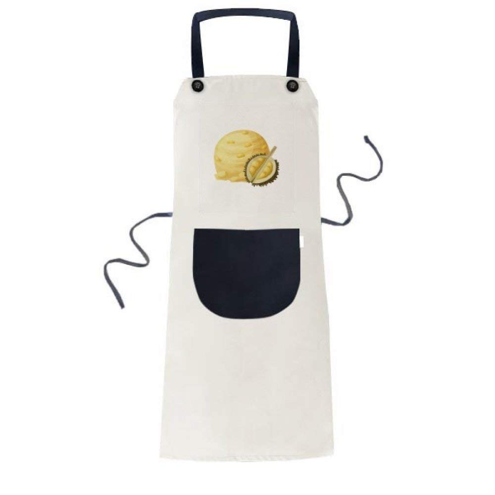 Tablier cuisine jaune durian parfait pour vos barbecues et recettes