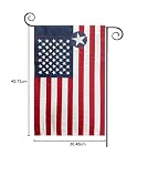Flaga amerykańska USA flaga ogrodowa 30 x 45 - patriotyczne małe amerykańskie flagi z haftowanymi gwiazdami na podwórko