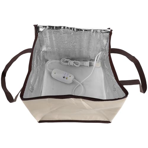 Hoement Caja de Fermentación Plegable para Masa con Calefactor Tapete para Fermentación de Masa Calentador para Madre Control de Temperatura para Horneado Casa Ahorro Energético y Diseño