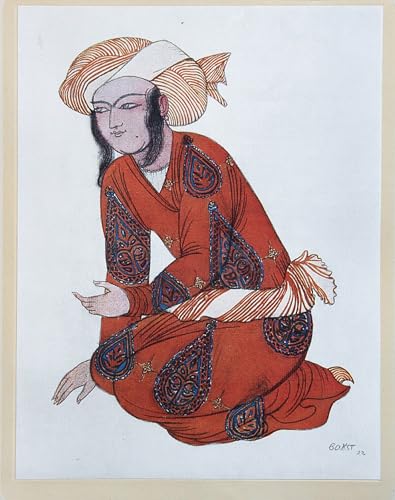 Pintura en lienzo Leon Bakst de 60x90cm, póster impreso de ballet moderno para casa