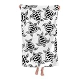 Handtücher Kleine Schildkröten Handtuch Bequem Badetücher Mikrofaser Strand-Tuch Für Sauna Meer Strand 80X130Cm