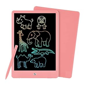 LCD Writing Tablet Doodle Board, PINKCAT 10 Inch Colorful Drawing Tablet Writing Pad, Electroni Graphics Drawing Pad for…