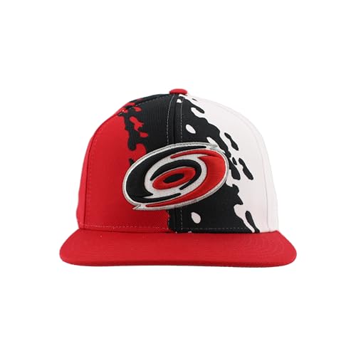 Image of ZHATS NHL Unisex-Adult NHL Officially Licensed Adjustable Snapback Hat Flat Bill Z11 Retro Paintbrush