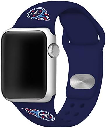GAME TIME Tennessee Titans Silicone Watch Band Compatible with Apple Watch
