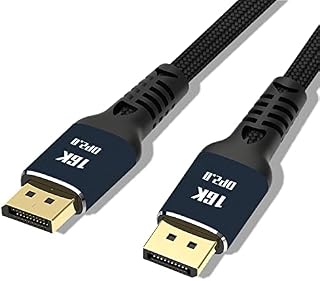 Angusplay 8K DisplayPort 1.4 Cable 5m, Ultra HD DisplayPort Monitor Cable Support HBR3(7680x4320 Resolution), 32.4Gbps, MST, HDR10, 3D for PC Graphics Card etc (Black)