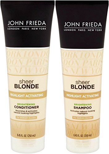 John Frieda Sheer Blonde Highlight Activating Enhancing, DUO set Shampoo + Conditioner, For