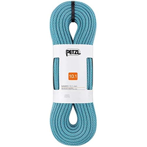 Petzl MAMBO Rope - 10.1 mm Diameter Single Dynamic Rope With Good Grip for Gym or Rock Climbing