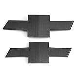Black Bowtie Front Tailgate Emblem Overlay Compatible with 2018-2024 Chevy Equinox with Strong Adhesive 260111 ABS Plastic Grill Rear Badge Not Fit 2025 2026 Black