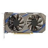 HAUTE PERFORMANCE: Cette carte graphique de jeu est alimentée par un chipset avec des processeurs de flux 128 bits, GDDR5, 4G et 640. L'horloge GPU haute vitesse garantit des vitesses allant jusqu'à 1072 MHz pour un jeu fluide en 1080p 60 FPS.