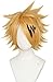 Linfairy Womens Game Wig Costume Halloween Cosplay Wigs For Men (Blonde+Hairpin)