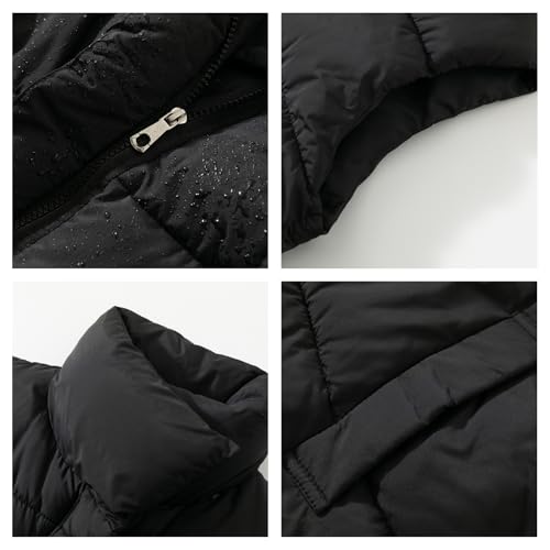 PUFFIT Women Puffer Vest, Oversized Sleeveless Cropped Winter Vests Outerwear, Versatile Padded Warm Puffy Gilet Trendy4