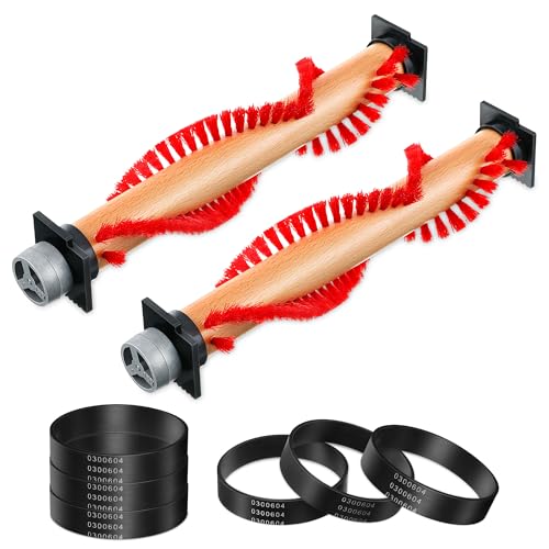 Image of Landhoow XL Vacuum Brush Roller replacement parts with Vacuum Belt Compatible with Oreck XL Parts, Cleaner Belt compatible with 0300604, Upright Replacement Part for House and Office Clean (2 Pack)