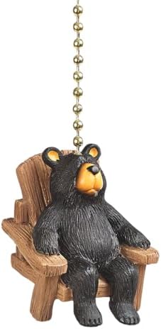 Clementine Designs Bear in Chair Ceiling Fan Pull Chain Light Decorative Extension image 2