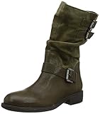 Atmungsaktiv Geox Damen D CATRIA A Mid Calf Boot, Olive, 37 EU